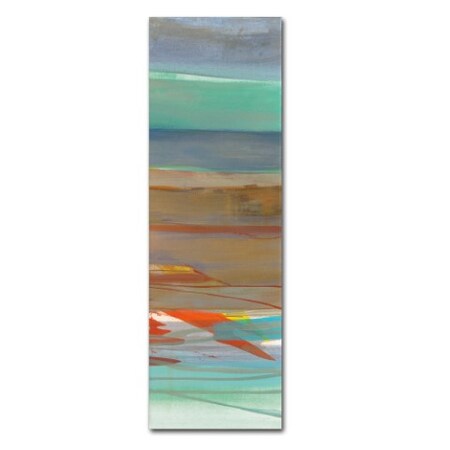 Trademark Fine Art Jo Maye 'Layers III' Canvas Art, 6x19 WAP01348-C619GG